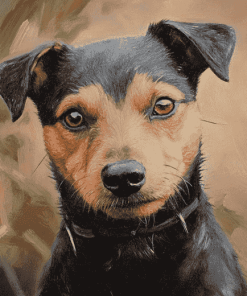 Patterdale Terrier Puppy Diamond Painting