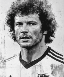 Paul Breitner Iconic Football Players Diamond Painting