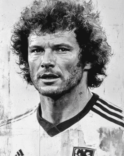 Paul Breitner Iconic Football Players Diamond Painting