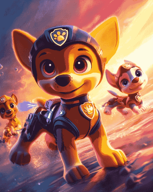 Paw Patrol Animation Diamond Painting