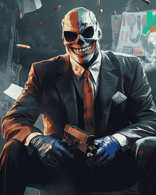 Payday 2 Game Characters Diamond Painting