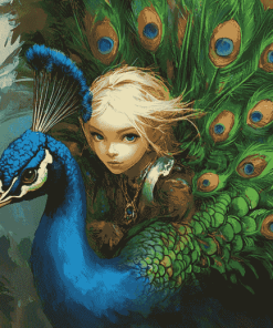 Peacock Fantasy Diamond Painting