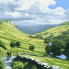 Peak District Cycling Adventure Diamond Painting