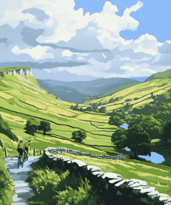 Peak District Cycling Adventure Diamond Painting