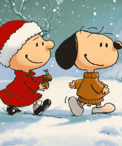 Peanuts Christmas with Charlie Brown Diamond Painting