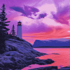 Peggies Cove Lighthouse Diamond Painting