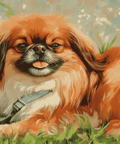 Pekingese Puppy Diamond Painting