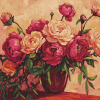 Peonies and Ranunculus Blossoms Diamond Painting