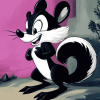 Pepe Le Pew Cartoon Diamond Painting