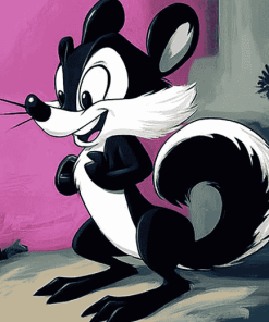 Pepe Le Pew Cartoon Diamond Painting