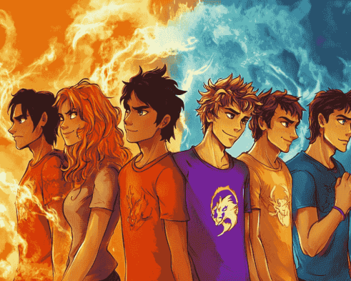 Percy Jackson Animated Series Diamond Painting