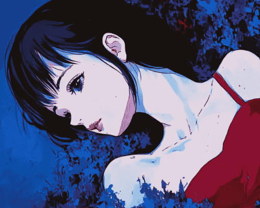 Perfect Blue Anime Diamond Painting