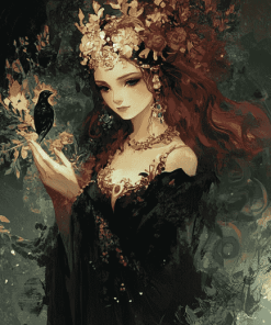 Persephone Fantasy Goddess Diamond Painting