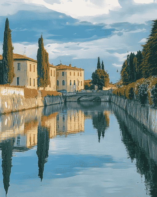 Peschiera Scenic Views Diamond Painting