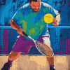 Pickleball Sports Theme Diamond Painting