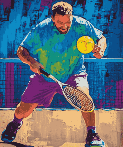 Pickleball Sports Theme Diamond Painting