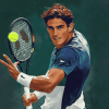 Pierre Hugues Herbert Tennis Diamond Painting