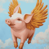 Piggies with Wings Diamond Painting