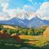 Pikes Peak Colorado Landscapes Diamond Painting