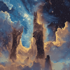 Pillars Of Creation Galaxy Diamond Painting