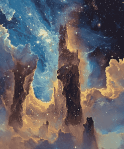 Pillars Of Creation Galaxy Diamond Painting