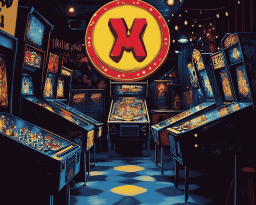 Pinball Sports Diamond Painting