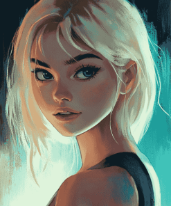 Pink Gwen Stacy Diamond Painting