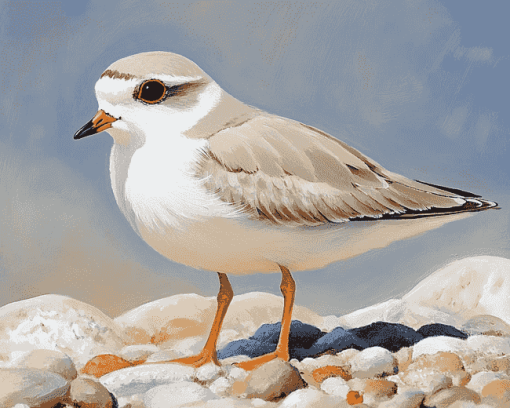 Piping Plover Birds Diamond Painting