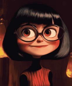 Pixar Edna Mode Characters Diamond Painting