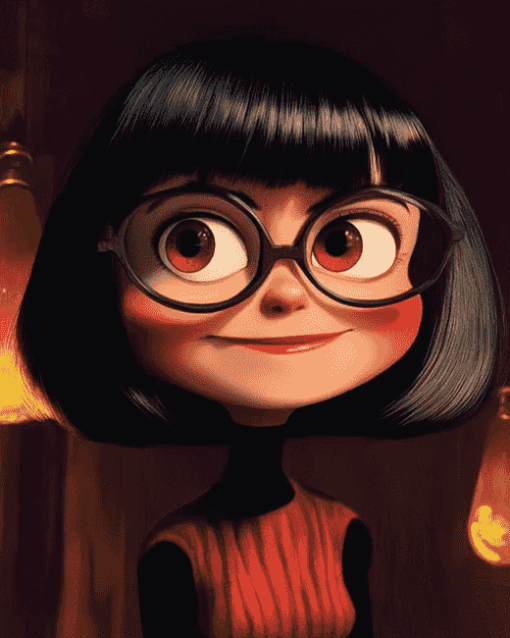 Pixar Edna Mode Characters Diamond Painting