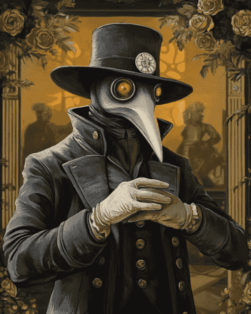 Plague Doctor Fantasy Diamond Painting