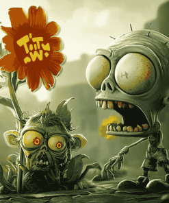 Plants Vs Zombies Fantasy Diamond Painting