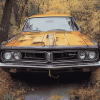 Plum Crazy Plymouth Roadrunner Diamond Painting