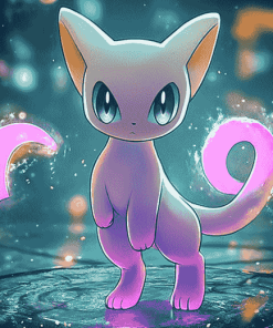 Pokemon Mew Diamond Painting