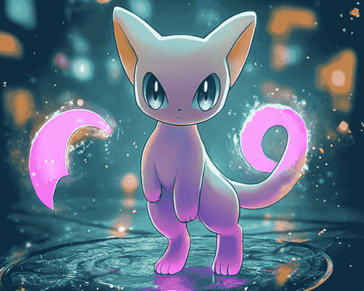 Pokemon Mew Diamond Painting