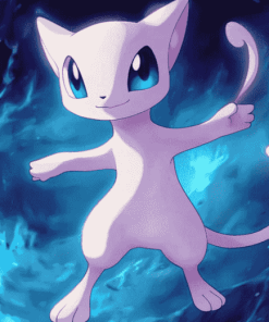 Pokemon Mew Diamond Painting