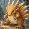 Pokemon Sandslash Anime Diamond Painting