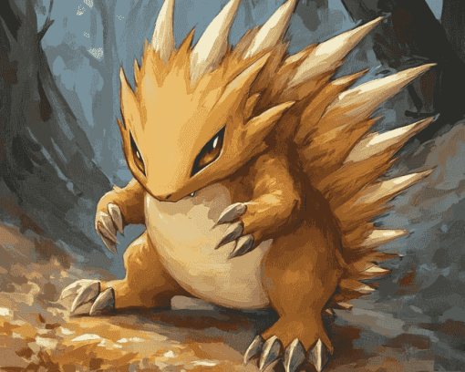 Pokemon Sandslash Anime Diamond Painting