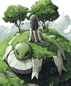 Pokemon Torterra Anime Diamond Painting