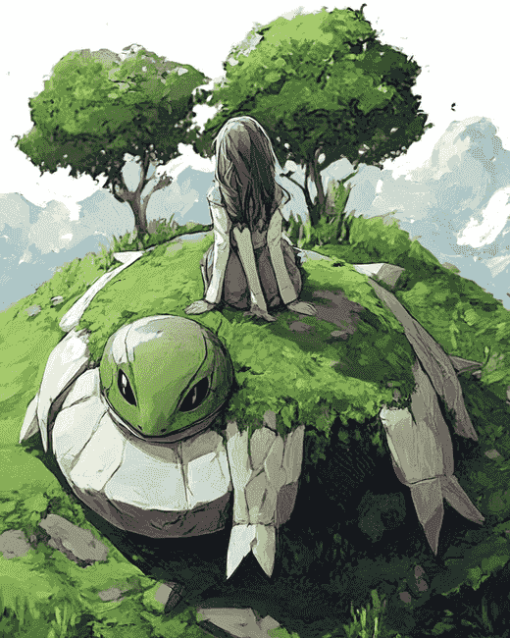 Pokemon Torterra Anime Diamond Painting