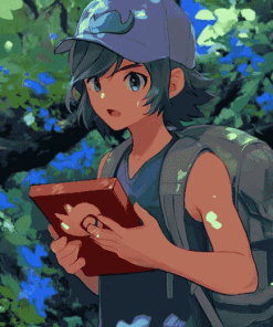 Pokemon Violet Anime Diamond Painting