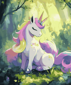 Pokemon and Unicorn Fantasy Diamond Painting