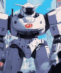 Police Patlabor Robot Anime Diamond Painting