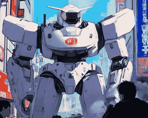 Police Patlabor Robot Anime Diamond Painting