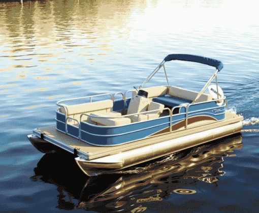 Pontoon Boats Diamond Painting