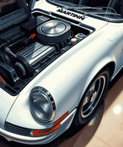 Porsche 911 Martini Diamond Painting