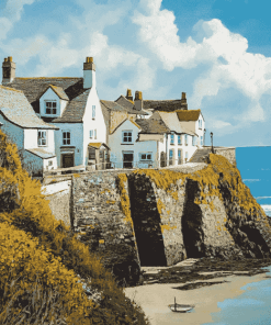 Port Isaac Coastal Scenery Diamond Painting