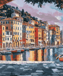 Porto Venere Cityscape Italy Diamond Painting