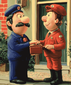 Postman Pat Cartoon Diamond Painting