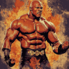 Powerful Bobby Lashley WWE Diamond Painting